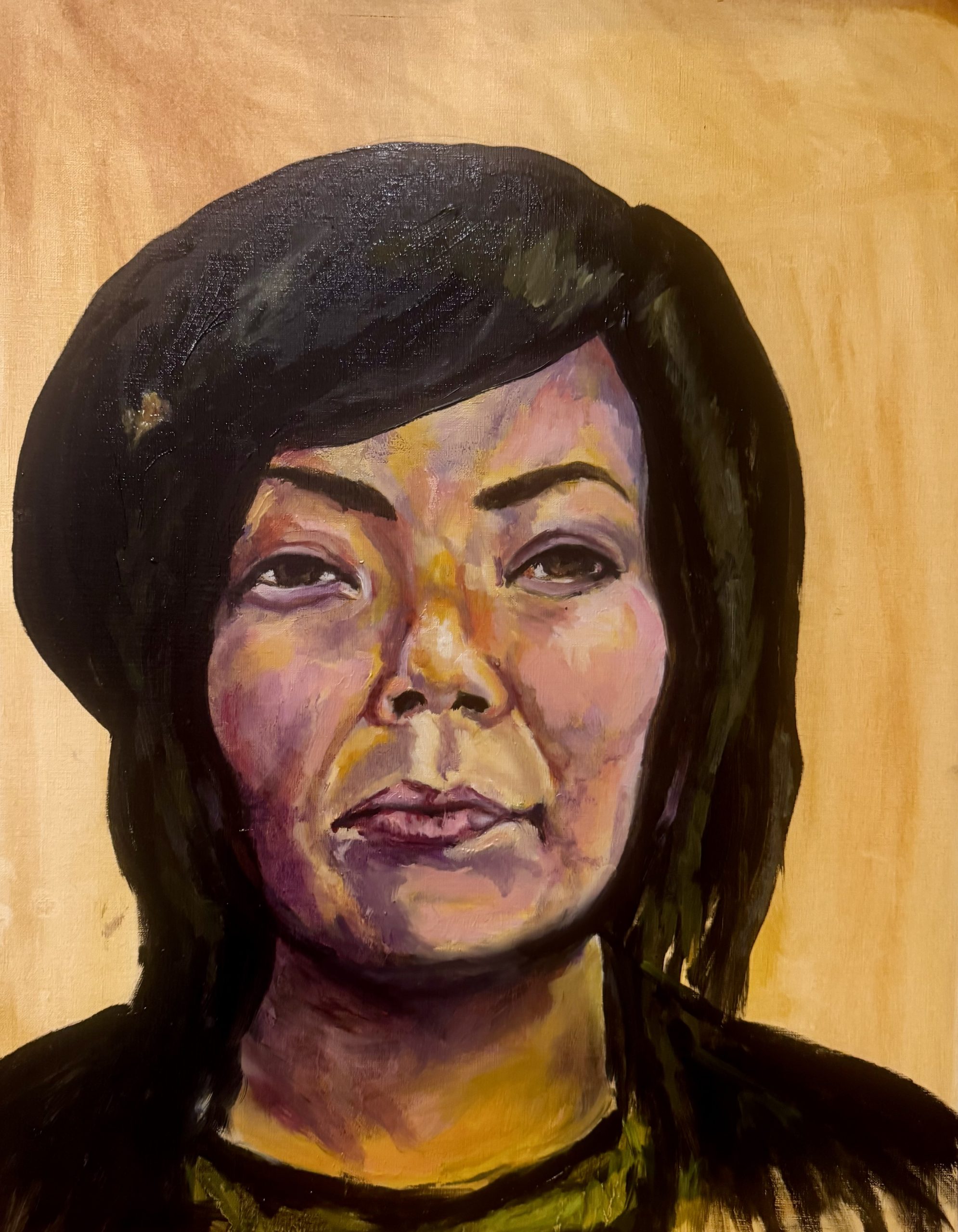 Oil Painting of Pepita Redhair.